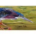 Carolines Treasures Green Heron Fabric Placemat JMK1016PLMT